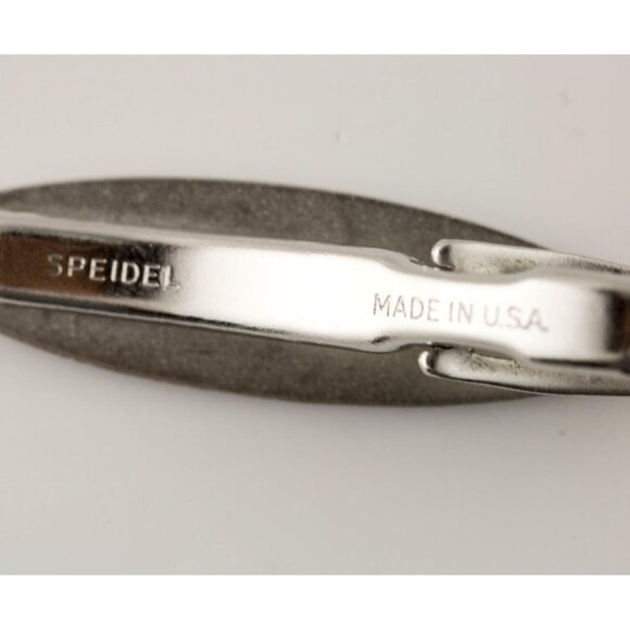 Vintage Speidel Silver Tone Men's Tie Clip Made in USA - Picture 3 of 5